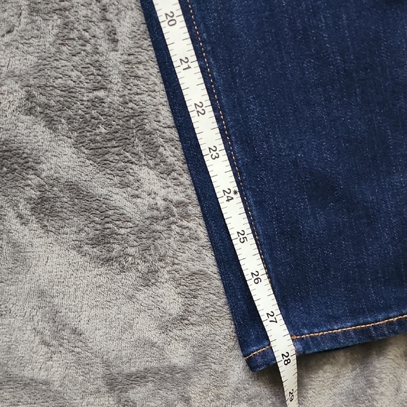 Old Navy Dark Blue High-Rise Super Skinny Jeans for Women - Picture 6 of 7